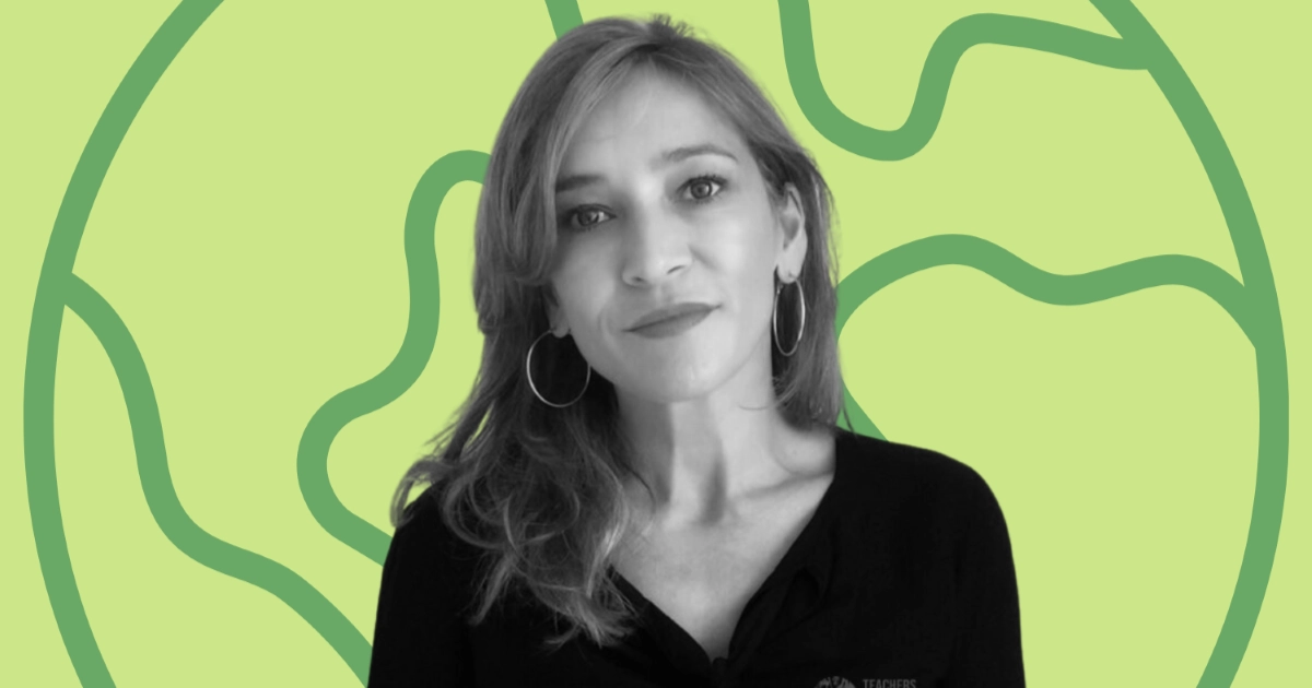 Miriam Leirós, coordinadora de Teachers for future Spain