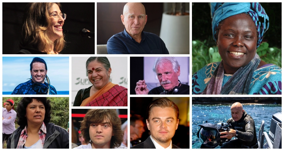 10 nombres para que tus alumnos pongan cara a la defensa del medioambiente