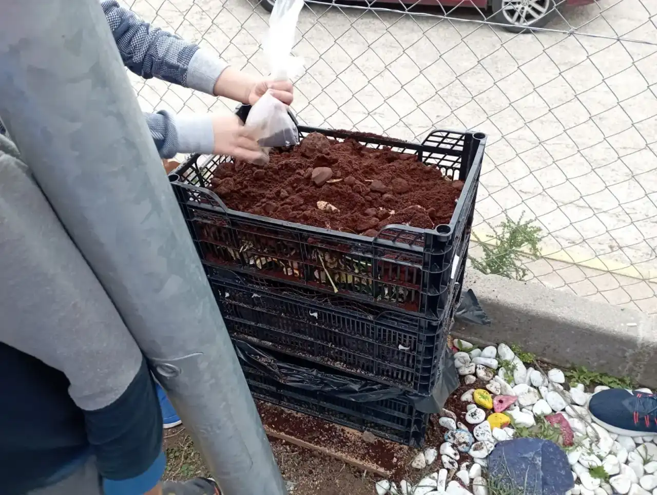 Actividad de educaci&oacute;n ambiental guiada por la docente Mar&iacute;a Rodr&iacute;guez