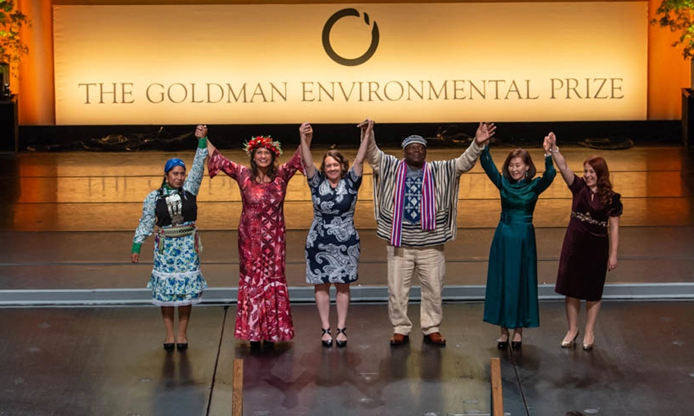 Premios Goldman. Los defensores  del Medioambiente