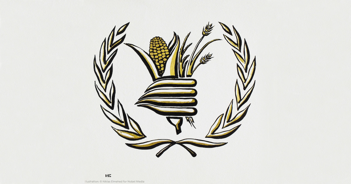 Evitar el desperdicio de alimentos en el colegio, un mensaje del Nobel de la Paz 2020