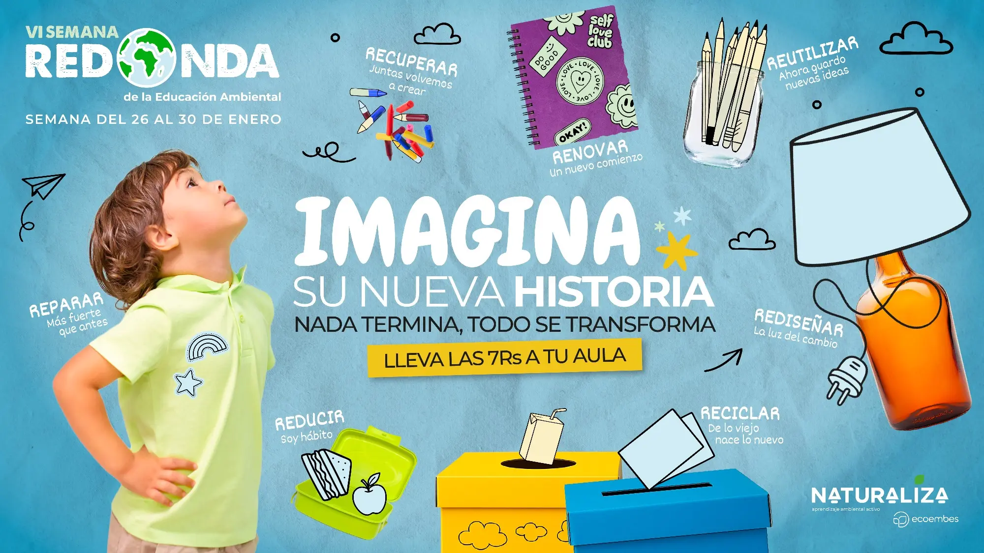 Imagina su nueva historia. Nada termina, todo se transforma